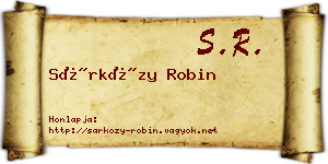 Sárközy Robin névjegykártya